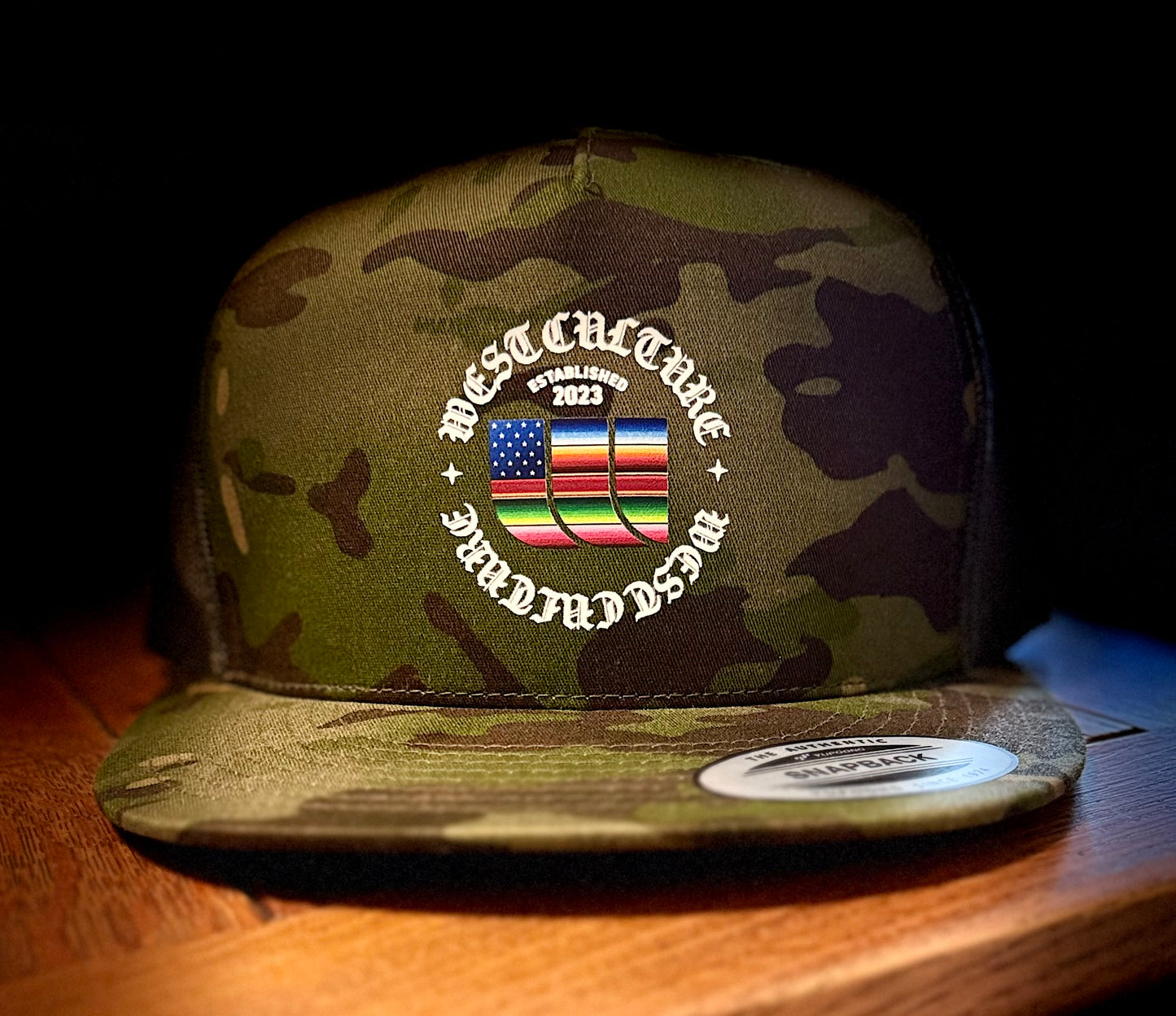 Camo Old English Serape