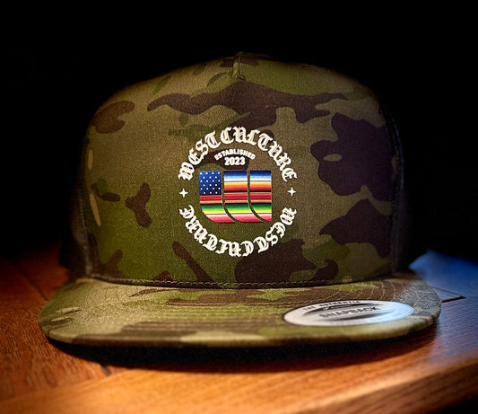 Camo Old English Serape