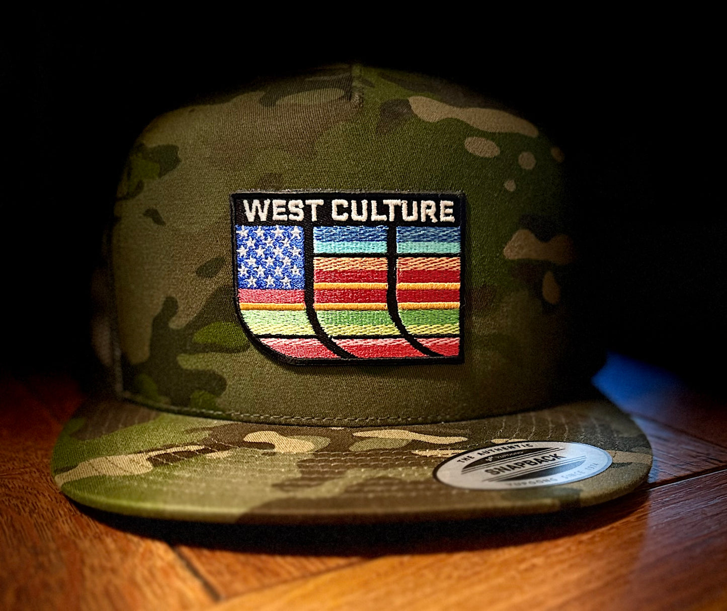Green Camo Serape Patch