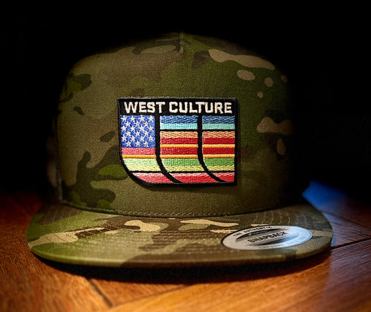 Green Camo Serape Patch