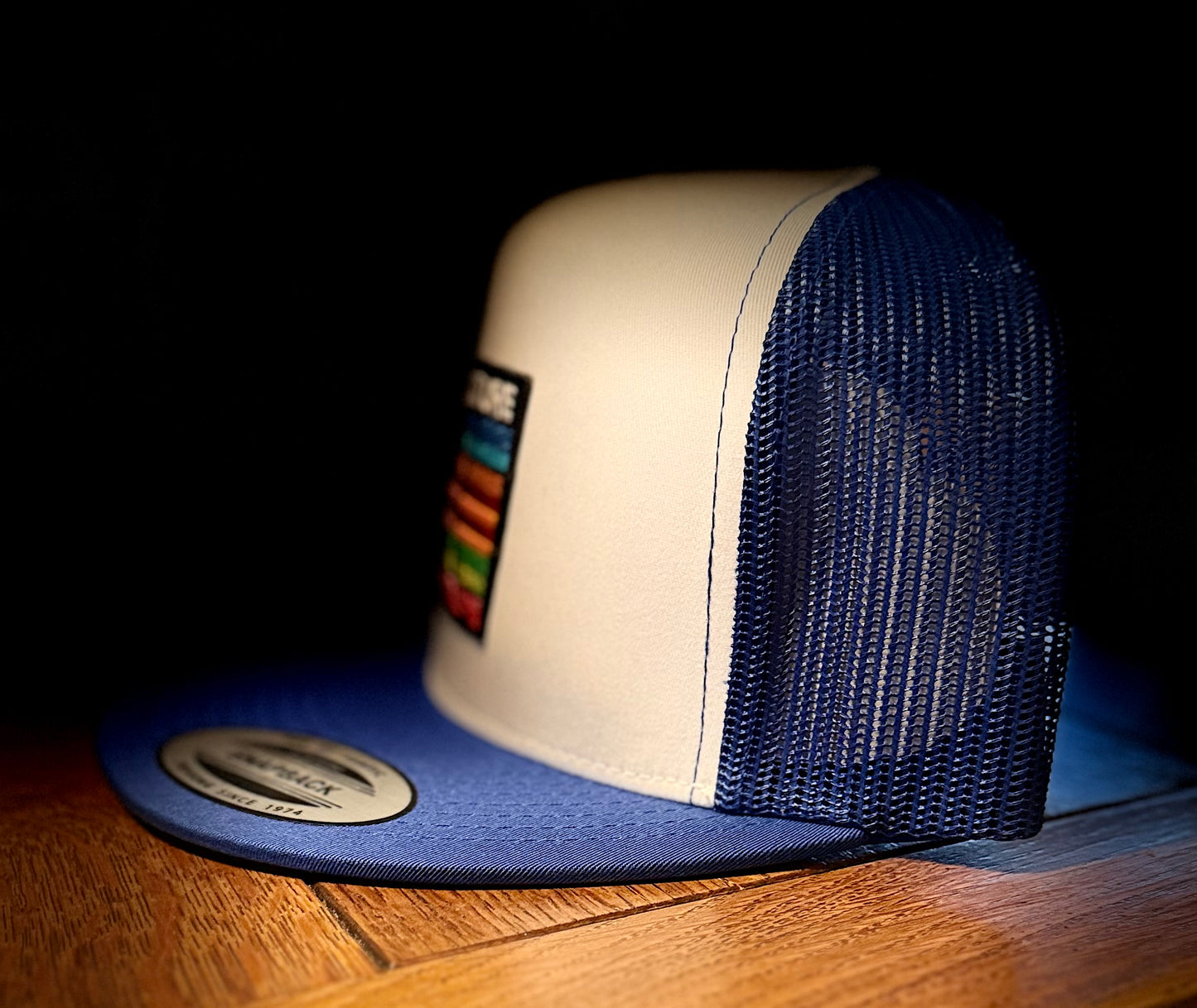 White/Blue Serape Patch