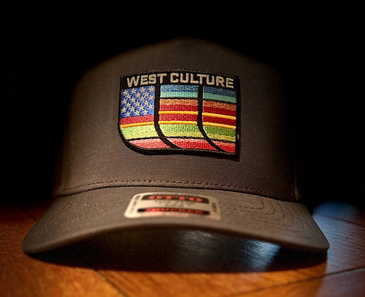 Dark Grey Serape Patch (Curved Bill)