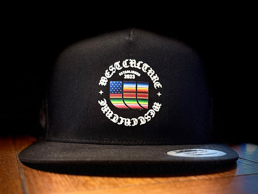 Black Old English Serape