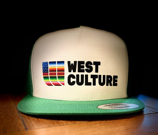 White/Green WC Serape