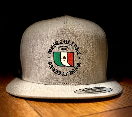 Light Grey Old English Traditional Bandera