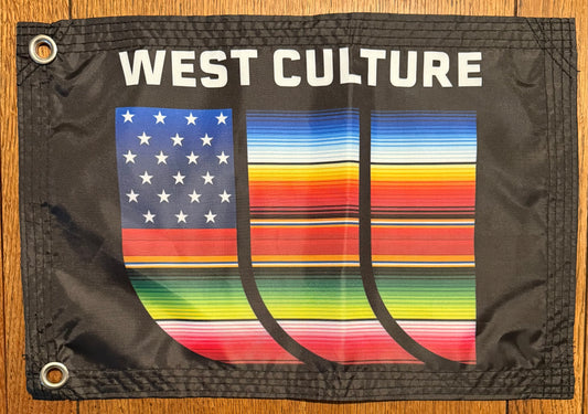 SAMPLE FLAG. All Flags are 12"x18" double sided and have Quadruple Stitching and Heavy Duty Grommets. Made here in the USA